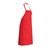 Impact AWARE™ Recycled cotton apron 180gr, red