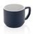 Ceramic modern mug, navy