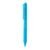 X9 solid pen with silicon grip, blue
