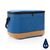 Impact AWARE™ XL RPET two tone cooler bag w/cork detail, blu