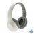 RCS standard recycled plastic headphone, white