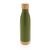 Vacuum stainless steel bottle with bamboo lid and bottom, gr