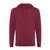 Iqoniq Jasper recycled cotton hoodie, burgundy