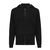 Iqoniq Abisko recycled cotton zip through hoodie, black