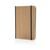 Treeline A5 wooden cover deluxe notebook, brown