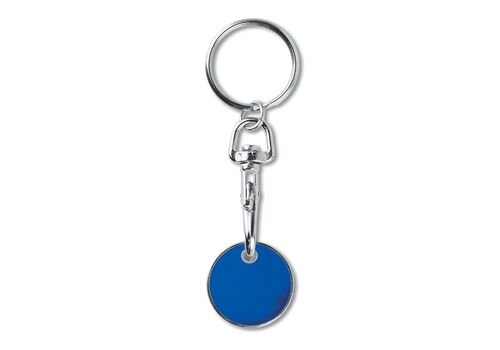 Raktų pakabukas, pirkinių vežimėlio moneta (Eur)