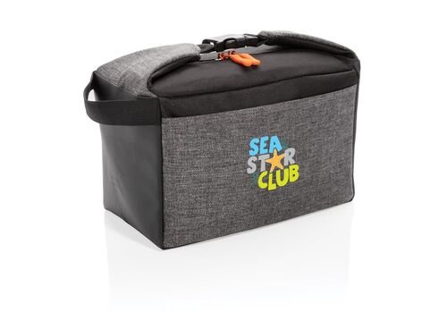 Two tone cooler bag, grey