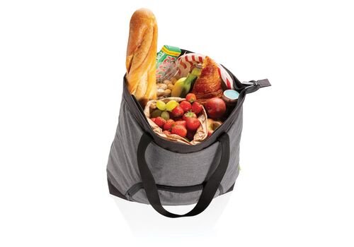 Fargo RPET cooler tote, grey