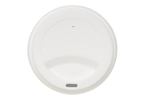 Reusable double wall coffee cup 300ml, white