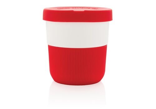 PLA cup coffee to go 280ml, red