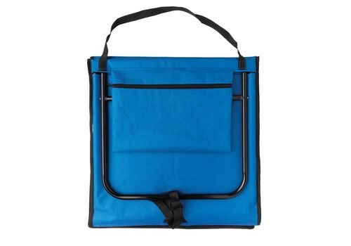 Foldable beach lounge chair, blue