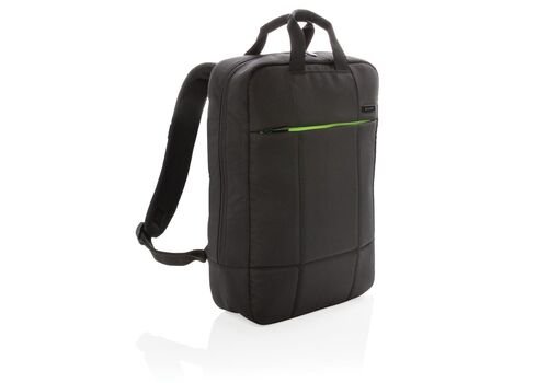 Soho business RPET 15.6" laptop backpack PVC free, black