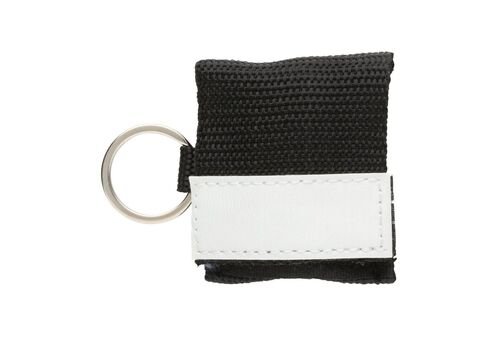 Keychain CPR mask, black