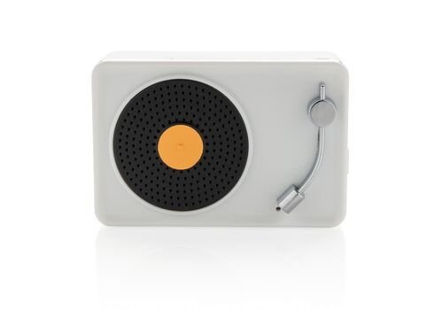 Mini Vintage 3W wireless speaker, white