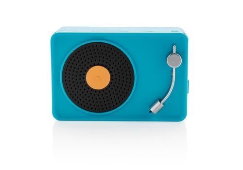 Mini Vintage 3W wireless speaker, blue