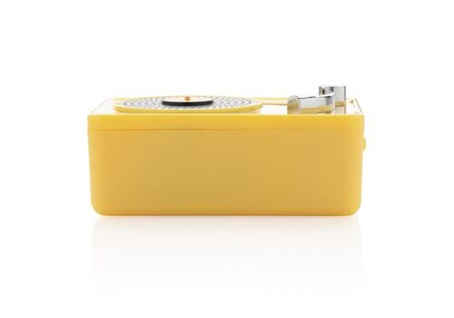 Mini Vintage 3W wireless speaker, yellow