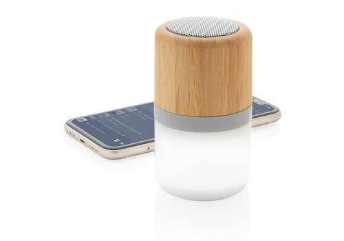 Bamboo colour changing 3W speaker light, white