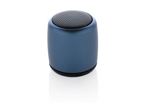 Mini aluminum wireless speaker, blue