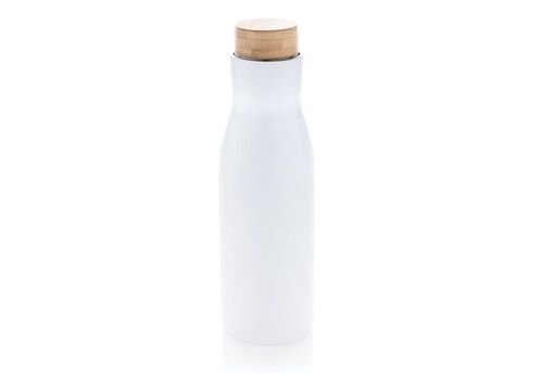 Clima leakproof vacuum bottle with steel lid, white