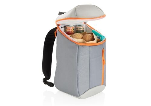 Hiking cooler backpack 10L, grey