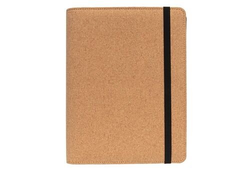 Deluxe cork portfolio A5 with pen, black