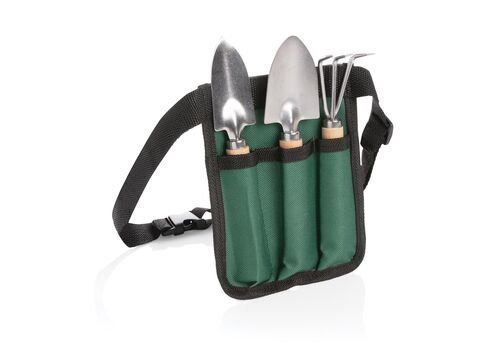 3 pcs Wooden garden set, green