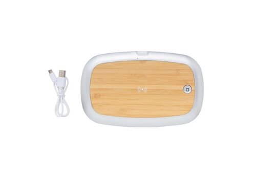 Rena UV-C sterilizer box with 5W wireless charger, grey