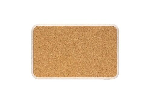 Cork and Wheat 5.000 mAh pocket powerbank, brown