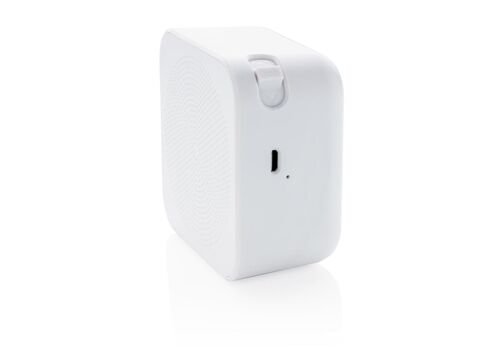 3W antimicrobial wireless speaker, white