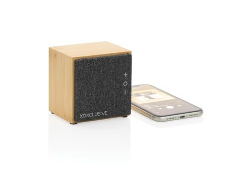 Wynn 5W wireless bamboo speaker, brown