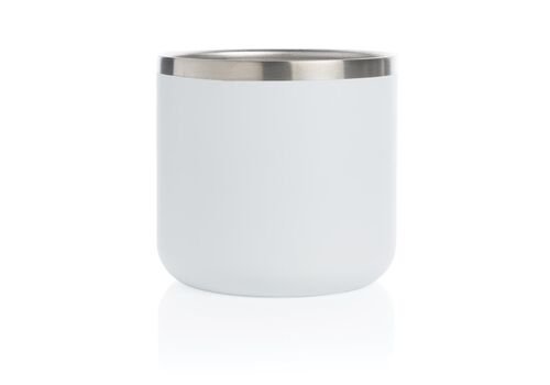 Stainless steel camp mug, white