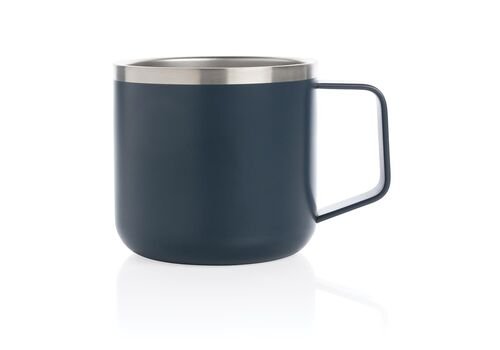 Stainless steel camp mug, blue
