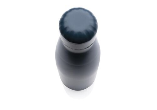 Solid color vacuum stainless steel bottle, blue