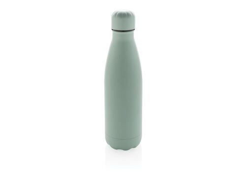 Solid color vacuum stainless steel bottle, green