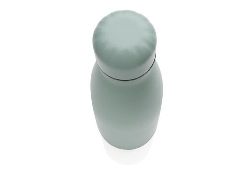 Solid color vacuum stainless steel bottle, green