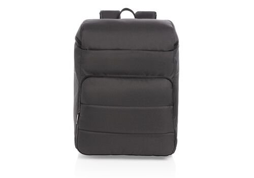 Impact AWARE™ RPET cooler backpack, black, black
