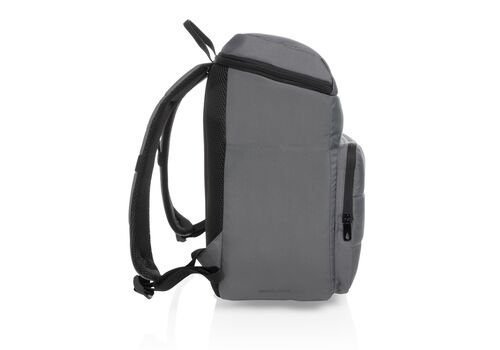 Impact AWARE™ RPET cooler backpack, black, anthracite