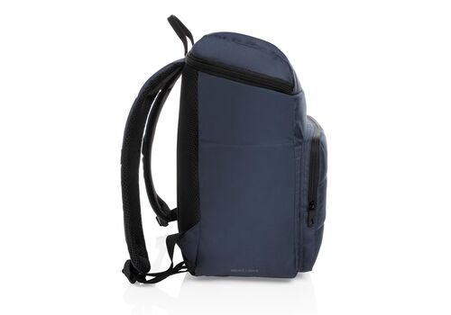 Impact AWARE™ RPET cooler backpack, black, navy