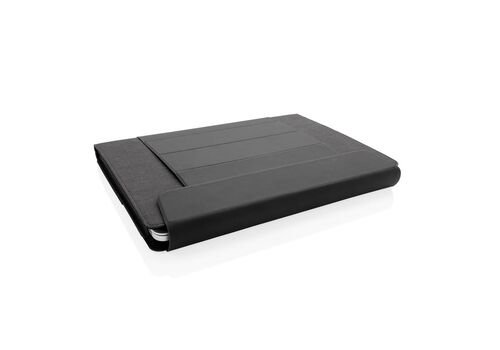 Fiko 2-in 1 laptop sleeve and workstation, black