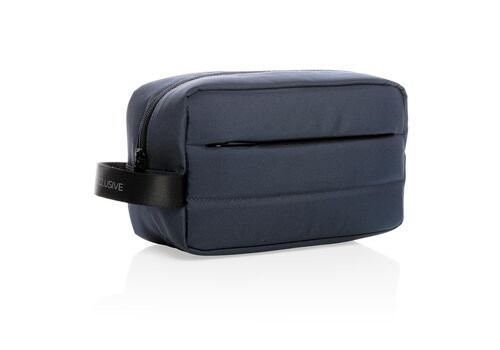 Impact AWARE™ RPET toiletry bag, navy