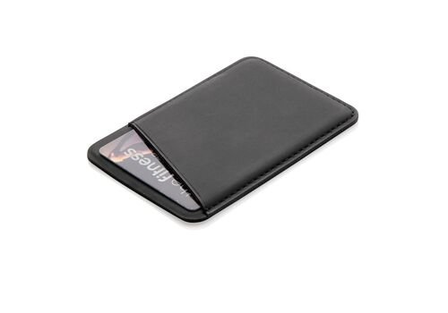Magnetic phone card holder, black