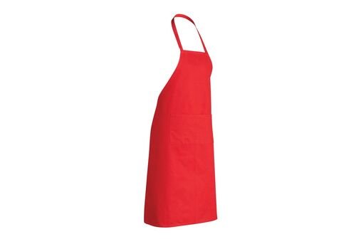 Impact AWARE™ Recycled cotton apron 180gr, red