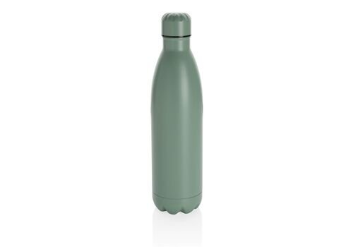 Solid color vacuum stainless steel bottle 750ml, green