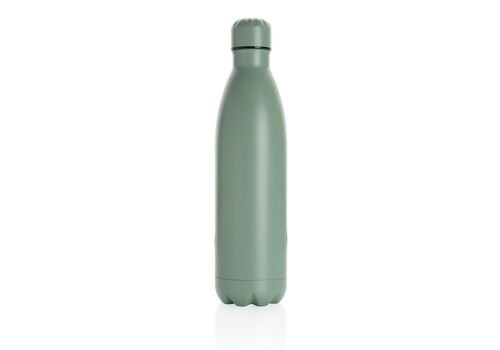 Solid color vacuum stainless steel bottle 750ml, green