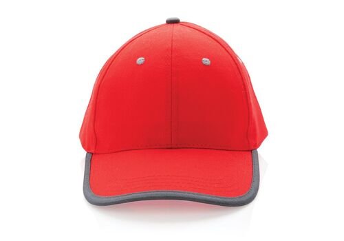 Impact AWARE™ Brushed rcotton 6 panel contrast cap 280gr, re