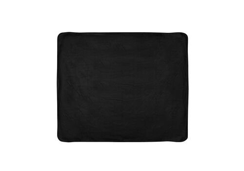 Fleece blanket in pouch, black