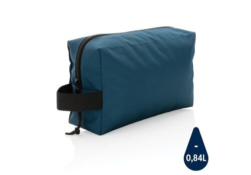 Impact AWARE™ basic RPET toiletry bag, navy