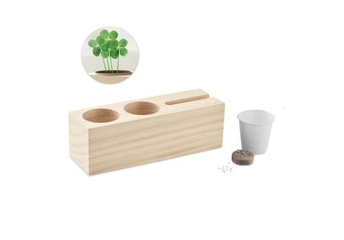 Desk stand with seeds kit