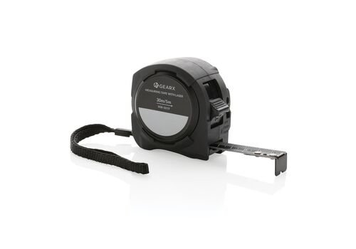 Gear X measuring 5M tape with 30M laser, black