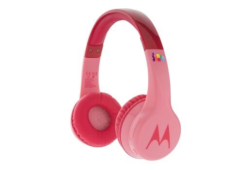 Motorola JR 300 kids wireless safety headphone, pink